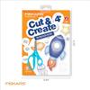 Fiskars Cut & Create Activity Book with 5" Kids Scissors, Ages 4+ view 2