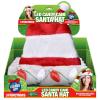 MAGIC SEASONS Candy Cane Santa LED Hat Plush 1 pk view 1