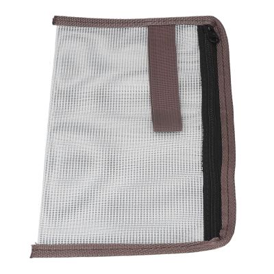 Airshi Sand Toy Bag, Beach Shell Bag Zipper Closure Large Capacity Easy to Drain Water Into the Pool (Small)