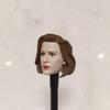 1/6 Scale Female Head Sculpt,Female Agent Plastic Hair Head Carved for 12inch PH TBL JO Soldier Action Figure Collection (L) view 4