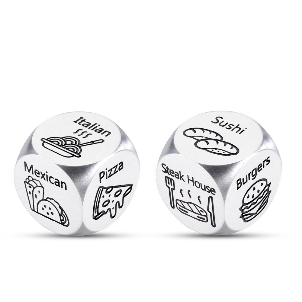 Valentines Day Gifts for Her Him Date Night Ideas Food Dice Gifts for Boyfriend Girlfriend Couples 1 Year Anniversary Date Night Dice Birthday Gifts for Husband Wife Christmas Stocking Stuffers