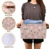 Aslsiy Storage Basket Daisy Spring Daisy Flower Nursery Bins Baby Toys Box Canvas Clothes Shelf Basket Laundry Hamper Gift Basket for Home Closet 2 Pcs view 3