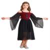 Yruioon Girls Renaissance Medieval Princess Sweetheart Lace Up Dress Victorian Queen Gown Burgundy 6 Years view 1