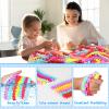 Chivao 200 Pack Bulk Stretchy String Fidget Toys Animal Sensory Toys for Kids and Adults Colorful Fidget Worm Stress Anxiety Relieve Goodie Bag Fillers Classroom Prizes Birthday Gifts (Cute Style) view 3