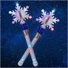 Fleeting Time Light Up Frozen Snowflake Wand- Snowflake Spinning Wands,Magic Wand Rotating Toy for Girls and Boys, Magic Princess Sensory Toys,Christmas & Birthday Gift (Blue2PC) view 1