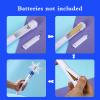 Fleeting Time Light Up Frozen Snowflake Wand- Snowflake Spinning Wands,Magic Wand Rotating Toy for Girls and Boys, Magic Princess Sensory Toys,Christmas & Birthday Gift (Blue2PC) view 4