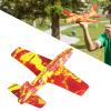 kowaku Foam Airplane Glider Plane Toy Plane Model Backyard Throwing Foam Plane Outdoor Sports Toy for Beginners Girls Gifts, Yellow view 2