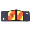 Angle measurement plaquette, Plaque,45 Degree both side 12.7mm, double sided mini prism for total station view 2