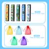 10 Sets Harmonica with Organza Gift Bags Music Party Favors 16 Holes Cartoon Harmonica Musical Instrument for Musical Party Gift Kid Musical Instrument Toys (Style 3) view 3