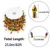 Orgrimmar Fake Light String Christmas Decoration Doll House Miniature Furniture Accessories String Lights (Mini Light String 25m, Plastic) view 3