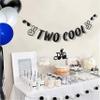 Two Cool Birthday Banner for Boys - Two Cool Second Birthday Party Supplies, 2nd Party Decor,2nd Boys Cake Smash Photo Prop view 4