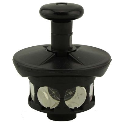 NEW 360 Degree Prism For Total Station,Joint: 5/8" x11 female thread (Color : Silvered Prism)
