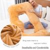 AMCATON 60 Inch Pregnancy Pillow for Sleeping, Extra Large U Shaped Body Pillow, Maternity Pillow for Pregnant Women (Brown) view 4