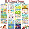 HomSeon 36 Theme Montessori Busy Book for Toddlers 3 and up, Preschool Learning Activities for Kids Kindergaten Educational Toys Tools Autism Pre K Early Learning view 2