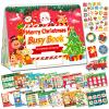 HomSeon Christmas Busy Book for Toddlers 3-5 Montessori Toys Preschool Learning Activities, for Toddlers Book Autism Sensory Educational for Kids Ages 2-4 view 1