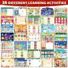 HomSeon Christmas Busy Book for Toddlers 3-5 Montessori Toys Preschool Learning Activities, for Toddlers Book Autism Sensory Educational for Kids Ages 2-4 view 2