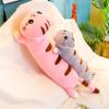 A-Parts Long Stuffed Kawaii Cat Hugging Pillow Plush Body Soft Lumbar Back Cushion Plush Kitten Toy Doll Great Gift for Kids Friend Families view 4