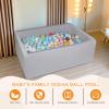 Foam Ball Pit - 42"x 30"x 13.8" Ball Pits for Toddlers, Soft Rectangle Kiddie Baby Playpen Ball Pool for Kids, Ideal Gift for Babies Indoor and Outdoor Game, Balls not Included view 2