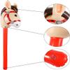 2PCS Inflatable Pony Stick Horse Costume - Halloween/Western Cowboy/Horse Baby Shower Birthday Party Decorations - 37 Inches (Red) view 3