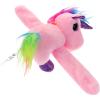 Abaodam Animal Slap Bracelet Unicorn Slap Bracelet Plush Stuffed Animal Hugger Snap Wrist Band for Kids Birthday Party Toy view 1