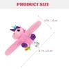 Abaodam Animal Slap Bracelet Unicorn Slap Bracelet Plush Stuffed Animal Hugger Snap Wrist Band for Kids Birthday Party Toy view 2