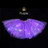 4 Pcs Girls Light up Tutu Skirt Light Up Dancing Skirt Tulle Ballet Dress Up,3 Layered Sparkly Party Tutu Costume for 2-8 Year view 2