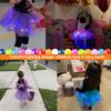 4 Pcs Girls Light up Tutu Skirt Light Up Dancing Skirt Tulle Ballet Dress Up,3 Layered Sparkly Party Tutu Costume for 2-8 Year view 3