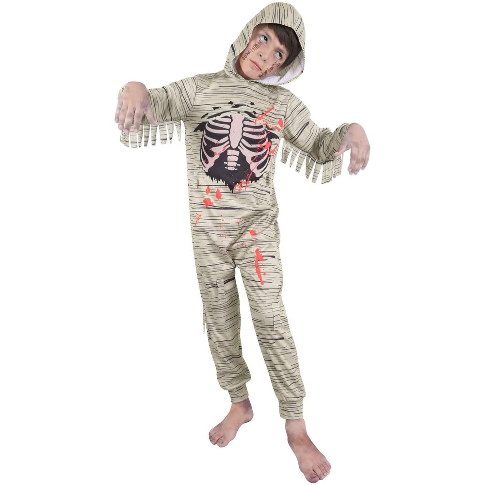 A2Z 4 Kids Girls Boys Spine Chilling Zombie Egyptian Mummy - Zombie Mummy Onesie 933._9-11
