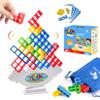 Tetra Balancing Stacking Tower Toys, 48PCS Board Games for Kids & Adults, 2 players Balance Game Team Building Blocks STEM Toy with Storage Bag, Boys Girls Gifts, Perfect for Family, Parties, Travel view 1