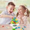 Tetra Balancing Stacking Tower Toys, 48PCS Board Games for Kids & Adults, 2 players Balance Game Team Building Blocks STEM Toy with Storage Bag, Boys Girls Gifts, Perfect for Family, Parties, Travel view 4