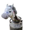 Stick Horse | Plush Handcrafted Heavy Duty Upholstery Fabric Hobby Horse | Stick Pony Provides Fun Pretend Play for Toddlers & Preschoolers | Handsewn, Wood, view 1