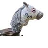 Stick Horse | Plush Handcrafted Heavy Duty Upholstery Fabric Hobby Horse | Stick Pony Provides Fun Pretend Play for Toddlers & Preschoolers | Handsewn, Wood, view 2