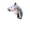 Stick Horse | Plush Handcrafted Heavy Duty Upholstery Fabric Hobby Horse | Stick Pony Provides Fun Pretend Play for Toddlers & Preschoolers | Handsewn, Wood, view 3
