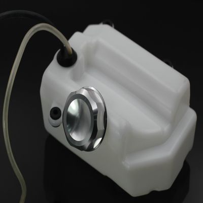 GTBRacing Petrol Fuel Gasonline Plastic Tank with Metal Cap for 1/5 RC Car HPI km rv baja 5b ss 5t 5sc Part (With Silver Cap)