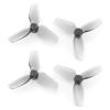 12pcs HQProp 35MMX3 35mm 1mm Shaft 3-Blade Propeller Set (6X CW / 6X CCW) Poly Carbonate view 1