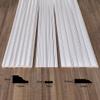 iLAND Miniature Dollhouse Accessories on 1:12 Scale, Wooden Dollhouse Trims & Skirting Board & Moulding Cornice 17 Long 18pcs (Luxurious White) view 1