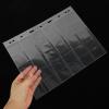 Alipis 10sheets Coin Stamp Album Pages Transparent Coin Collection Book Inserts for Stamp Holders Smooth Design for Easy Viewing for Collectors and Giving view 2