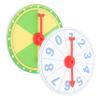 jojofuny 4pcs Raffle Wheel Game Prize Wheel for Parties Fun Lottery Turntable Blank Spaces for Awards for Events and Family Gatherings view 2
