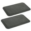 Playsafer Playground Safety Rubber Wearmat for Swingsets and Slides - 1" Thick X 24" W X 40" L (2 Pack, Gray) view 1