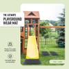 Playsafer Playground Safety Rubber Wearmat for Swingsets and Slides - 1" Thick X 24" W X 40" L (2 Pack, Gray) view 3