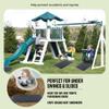 Playsafer Playground Safety Rubber Wearmat for Swingsets and Slides - 1" Thick X 24" W X 40" L (2 Pack, Gray) view 4