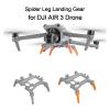 Spider Leg Landing Gear for D-JI AIR 3 Drone Protector Increase 36MM Height Foldable Skid Kits Holder Camera Drones Accessories (Color : Grey) view 2