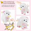 Jimate Puppy Toys for Kids, Toy Dogs That Walk and Bark, Walking Dog Toy for Kids with Leash, Interactive Stuffed Puppy with Remote Control, for Girls and Boys Aged 3-7 Year Old view 2