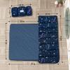 Primlect Thickened Toddler Nap Mat with Removable Pillow and Minky Blanket, Extra Large 55''x35'' Sleeping Bag, Washable, Roll up, Perfect for Daycare, Preschool, Kindergarten, Boys and Girls view 2