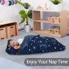Primlect Thickened Toddler Nap Mat with Removable Pillow and Minky Blanket, Extra Large 55''x35'' Sleeping Bag, Washable, Roll up, Perfect for Daycare, Preschool, Kindergarten, Boys and Girls view 3
