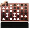 Swooc Games - Wall Mounted Giant 4 in A Row - 60% Quieter - Jumbo Size Wall Games - Game Room Game, Accessories and Decor - Garage and Basement Decor - Large Connect - Four in a Row for Kids & Adults view 1