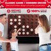 Swooc Games - Wall Mounted Giant 4 in A Row - 60% Quieter - Jumbo Size Wall Games - Game Room Game, Accessories and Decor - Garage and Basement Decor - Large Connect - Four in a Row for Kids & Adults view 3