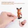 TOYANDONA 4Pcs Wind Up Reindeer Toys for Kids - Clockwork Walking Doll Playsets Christmas Wind Up Toys for Xmas Party Christmas Stocking Stuffers view 3
