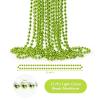ZZYFGH 12 Pcs Light Green Beads Necklace, St. Patricks Day Bead Necklace, 33'' 7mm Mardi Gras Beads Necklaces Light Green Bead Necklaces for Mardi Gras St. Patricks Day Christmas Festive Events view 2