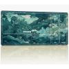 Playmat with Zones for MTG Magic The Gathering, 24 x 14 inches Stitched TCG Card Play Mat Commander Board Game Mats Smooth Rubber Surface Battle Game Desk Mat, Ocean Waves view 1